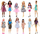 Kukull Barbie Mattel Fashionistas Doll Fashion Friends