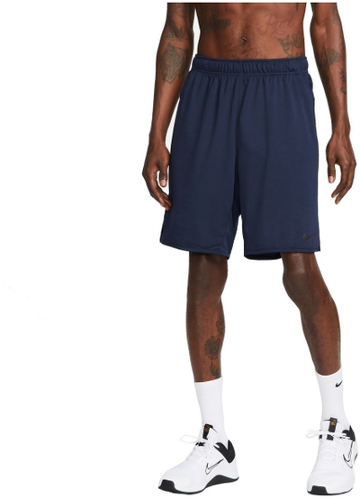 Pantallona të shkurtra Nike Dri Fit Totality Knit, për meshkuj, poliestër, blu e errët
