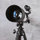 Teleskop astronomik Thumbs Up 1002687, me tripod çeliku, i bardhë me të zi
