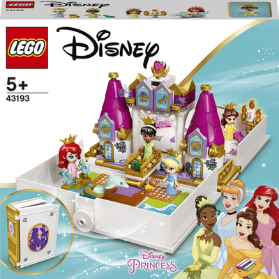 LEGO Disney (43193) Libri i Aventurave të Ariel, Belle, Hirushja dhe Tiana 