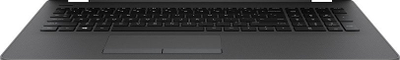 Kapak i sipërm me tastierë për laptop HP 929906-FL1, çek/sllovak, e zezë