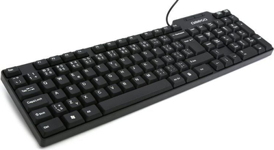 Tastierë Omega OK-05 CZ + SK (OK05TCZ), e zezë