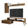 Komodë TV Hommy Craft Planet, 150 cm, chipboard 18 mm, dru Nuc