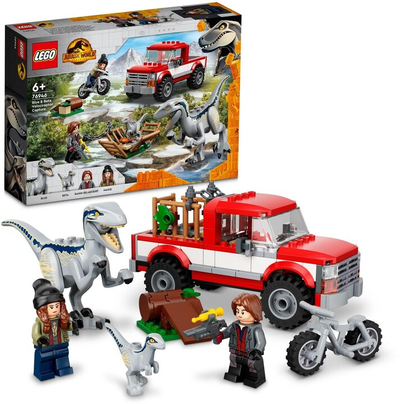 Set LEGO® Jurassic World™ 76946 Blue and Beta velociraptor capture