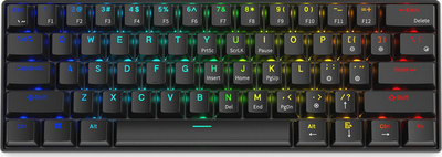 Tastierë Gaming Krux Neo, US, e zezë