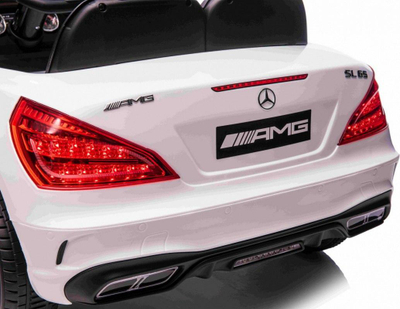 Makina elektrike për kalamaj Mercedes Benz AMG SL65 S, 2 motorë, deri 30 kg, e bardhë