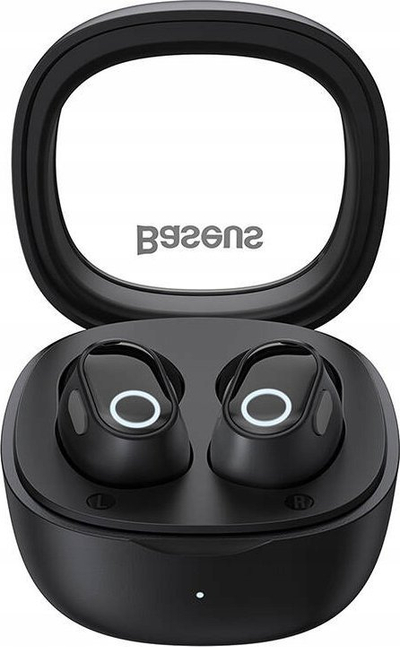 Kufje wireless Baseus WM02 TWS, Bluetooth 5.3, me kuti karikimi, të zeza