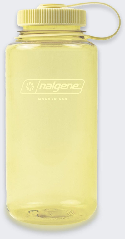 Shishe uji Nalgene Wide Mouth Sustain, 32oz, plastikë BPA free, ngjyrë Butter