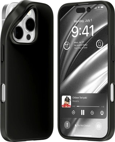 Kllëf telefoni Mercury Soft Feeling Jelly për iPhone 16 Pro 6.3", TPU, i zi