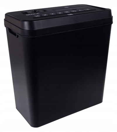 Shredder OFFICE PRODUCTS, 10 fletë A4, kosh 14L, i zi