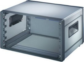 Kabinet rack Schroff Comptec Enclosure 6U 500T, 19", çelik, gri