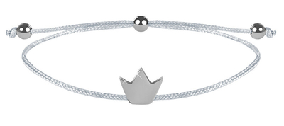 Byzylyk Troli Crown, i bardhë/argjendtë