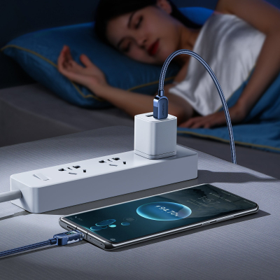 Kabllo USB Joyroom JYR645, USB C në USB C, 1.2m, 100W, blu