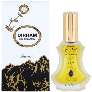 Parfum Rasasi Dirham Eau de Parfum, 35ml, uniseks, shishe e tejdukshme