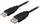 Kabllo USB Deltaco Type A mashkull në Type A femër, USB 2.0, 0.5 m, e zezë