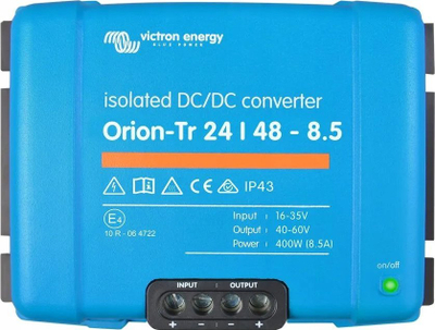 Konvertues DC DC Victron Energy Orion-Tr 24 48 8.5A, 400W, IP43, blu