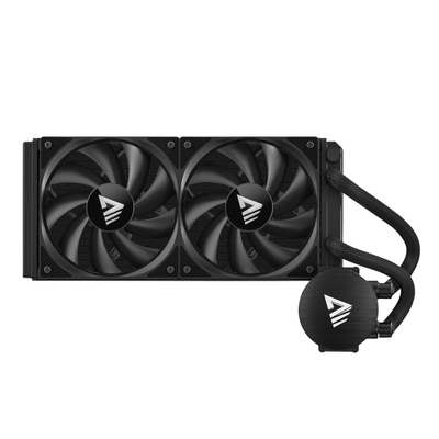 Ftohës uji CPU Savio NOX 240mm, me 2 ventilatorë 120mm, i zi