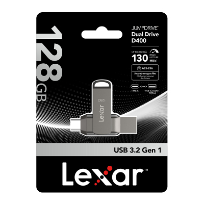 Pendrive Lexar Dual Type-C dhe Type-A USB 3.1 128GB
