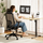 Karrige zyre SENSE7 Nakai, ergonomike, mbështetëse rrjetë, e zezë