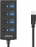 HUB USB Orico me 4 porta, USB 3.0, 5Gbps, me çelësa on/off, i zi