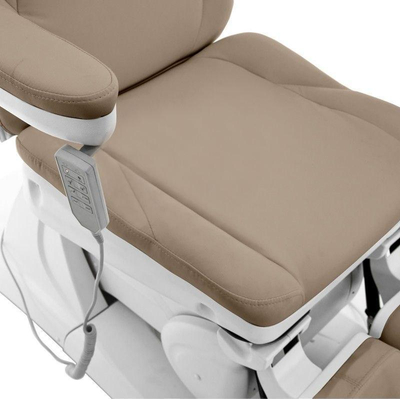 Karrige elektrike kozmetike Azzurro 870S Pedi 3 Strong për pedikyr, ngjyrë kapuçino