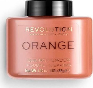 Pudër për fytyrë Makeup Revolution Loose Powder, 35g, portokalli