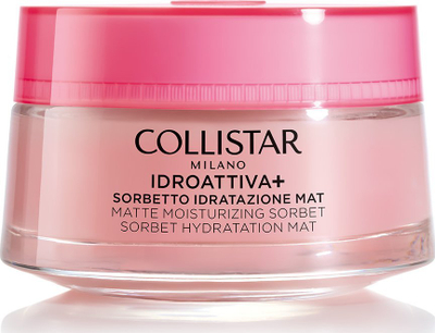 Крем за лице Collistar Idroattiva+ Matte Moisturizing Sorbet, 50 ml, за масна кожа