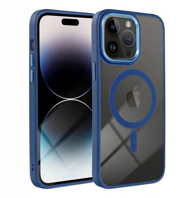 Mbulesë silikoni për telefon iPhone 16, transparente, kompatibile me MagSafe, me kornizë me ngjyrë