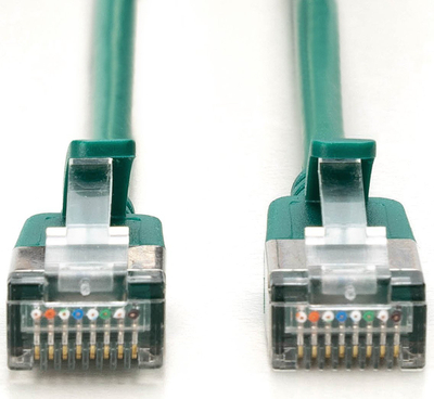 Kabllo rrjeti Digitus CAT 6A F FTP Slim, 5m, 10 Gbit/s, jeshile