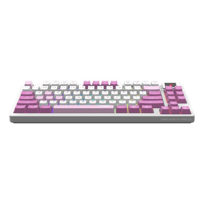 Tastierë gaming MSI FORGE GK600 TKL Violet, mekanike, RGB, vjollcë