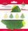 Pema dekorative Titanum Foam Christmas Trees, 10.6 x 11.9 cm, set me 8 copë, jeshile