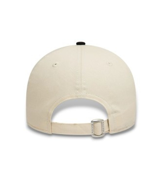 Kapele New Era Chicago White Sox 9FORTY Curved, pambuk, e rregullueshme, bezhë