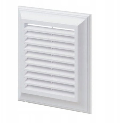 Grilë ventilimi Ventika EL 180a Box, me rrjetë mbrojtëse, e bardhë