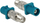 Adapter FAKRA Z në SMA DeLOCK 88932, metalik, blu