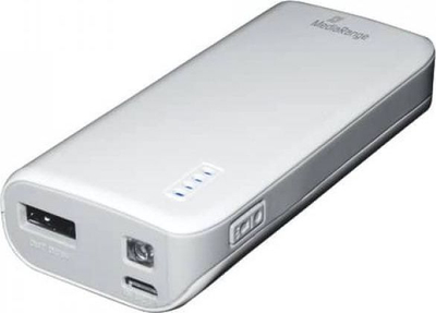 Power bank MediaRange Reviva, 5200mAh, e bardhë