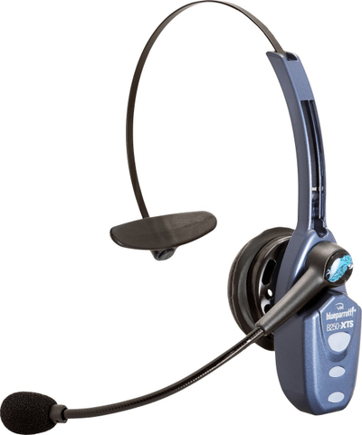 Kufje Bluetooth BlueParrott B250-XTS SE, mono, anulim zhurme, blu e errët