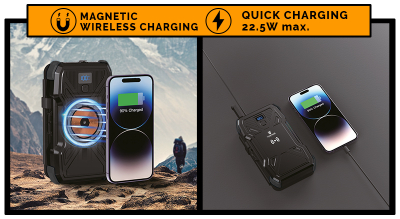 Соларен power bank VIKING TYR II, 20000mAh, QC3.0 и Power Delivery, црн