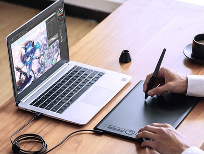 Графички таблет Huion H610X, 10\", 8192 нивоа на притисок, црн