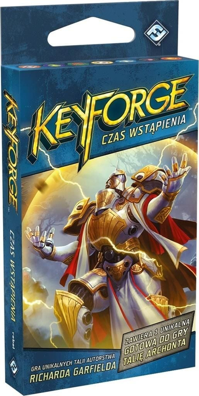 Lojë me letra KeyForge Age of Ascension Archon Deck, kuletë unike, për 2 lojtarë, shumëngjyrëshe