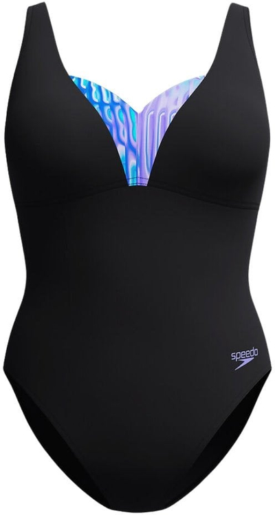 Rroba banjo grash Speedo OpusGem, formësuese, për masë DD+, zi blu