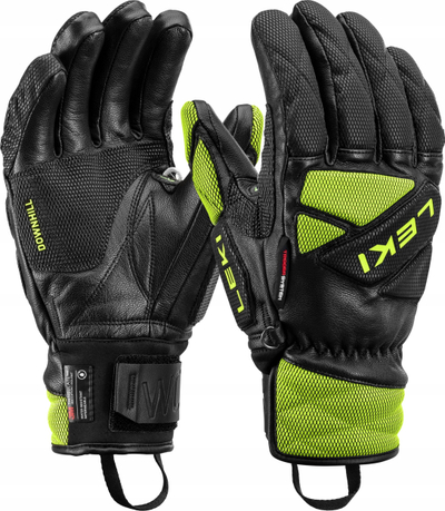 Ракавици за скијање Leki Worldcup WCR Venom DH 3D, големина 8.5, црни