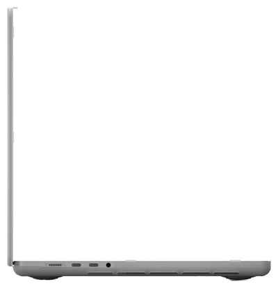 Заштитна обвивка Next One SafeGuard за MacBook Pro 14\", поликарбонат, проѕирна сива