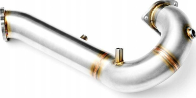 Downpipe shkarkimi AUDI A4 A5 Q5 2.7 3.0 TDI B8, tub 76mm, çelik inox