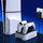 Kuti disku të jashtëm Graugear G-3506-CG, 4TB, USB C 3.2 Gen1, stacion karikimi për PS5, argjent e zi