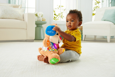 Lodër edukative Fisher Price Puppy Student Learning Levels FPP16, në gjuhë lituanisht, për foshnje, shumëngjyrëshe