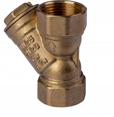 Аголен филтер STOP Angle Filter 1 1/4F x 1 1/4F, за питка вода, бронза, бронзена боја
