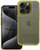 Mbrojtëse telefoni Matrix Clear për iPhone 14, transparente me një lloj nuance të verdhë