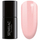 Llak gel Semilac 054 Pale Peach Glow, UV hibrid, Special Day, rozë shumë e hapur me shkëlqim