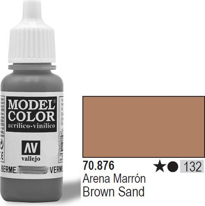 Bojë akrilike Vallejo Model Color Brown Sand, 17ml, kafe rëre