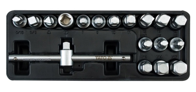 Set çelësash Yato, 3/8", 18 copë